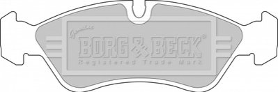 - Тормозные колодки для дисков BORG & BECK BBP1423 (фото 1)