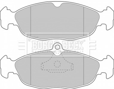 - Тормозные колодки для дисков BORG & BECK BBP1424 (фото 1)