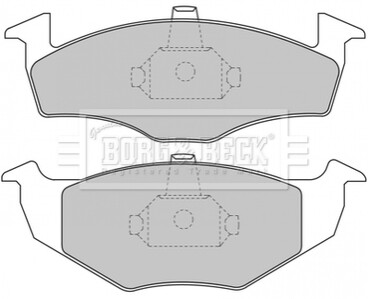 Тормозные колодки дисковые BORG & BECK BBP1471 (фото 1)