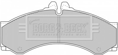 - Тормозные колодки для дисков BORG & BECK BBP1589