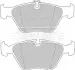 Фото Колодки гальмівні (передні) BMW 5 (E39) 95-04 (Ate) M47/M51/M52/M54/M57 BORG & BECK (BBP1590) зображення 1