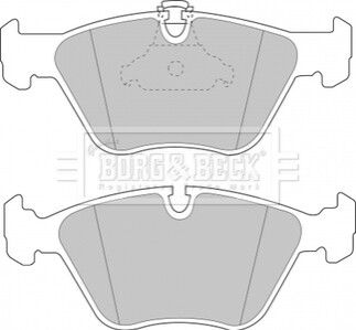 Тормозные колодки дисковые BORG & BECK BBP1590 (фото 1)