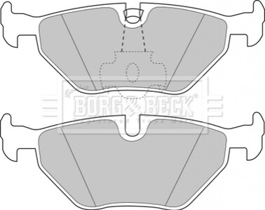 Гальмiвнi колодки дисковi BORG & BECK BBP1591