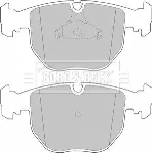 Колодки гальмівні (передні) BMW 5 (E39)/7 (E38) 94 BORG & BECK BBP1595 Купити в Україні