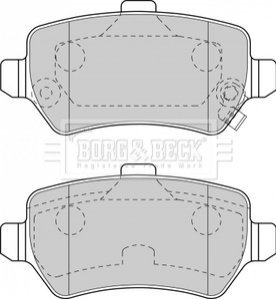 - Тормозные колодки для дисков BORG & BECK BBP1777 (фото 1)