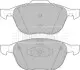 Фото Колодки гальмівні (передні) Ford C-Max/Focus/Mazda 3/5 03 BORG & BECK (BBP1864) зображення 2