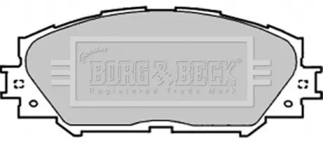 Тормозные колодки передние TOYOTA AURIS, RAW 4 III BORG & BECK BBP1991 Купить в Украине