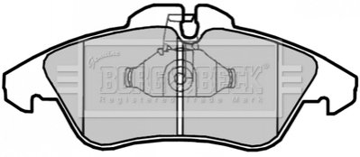 - Тормозные колодки для дисков BORG & BECK BBP2071 (фото 1)