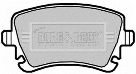 Тормозные колодки дисковые BORG & BECK BBP2139