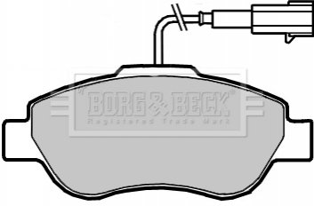 - Тормозные колодки для дисков BORG & BECK BBP2416 (фото 1)