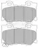 Фото Колодки гальмівні (задні) Infiniti FX/G/Q50 08 BORG & BECK (BBP2434) зображення 1
