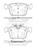 Колодки гальмівні (задні) Volvo S60/V60 18-/S90/V90/XC60 16-/XC90/Land Rover Discovery 14 BORG & BECK (BBP2516) зображення 3