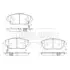 Фото Колодки гальмівні (передні) Mazda 3 18 BORG & BECK (BBP2873) зображення 2
