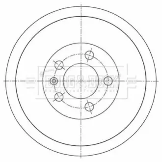 Гальмiвнi барабани BORG & BECK BBR7278 Купити в Україні