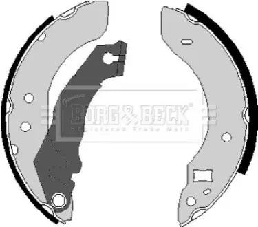 Тормозные колодки барабанные BORG & BECK BBS6162 Купить в Украине