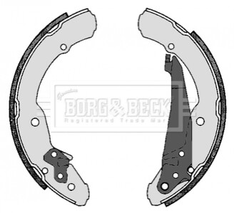 Гальмівні колодки барабанні BORG & BECK BBS6230 (фото 1)
