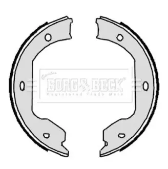 Колодки ручника VW T5 03- (185x30) BORG & BECK BBS6332 Купити в Україні