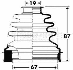 Пильовик BORG & BECK BCB2901