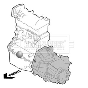 Подушка двигателя BORG & BECK BEM3684 (фото 1)