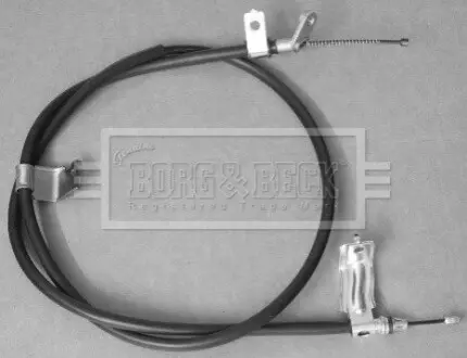 Трос ручника (задній) (R) Nissan Qashqai1.5/1.6/2.0 dCi 07-14 (1835mm) BORG & BECK BKB3214 Купити в Україні