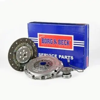 Комплект зчеплення Opel Astra H/Vectra C 1.9CDTI 04- (d=242mm) (+вижимний) BORG & BECK HKT1098 Купити в Україні