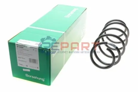 Пружина (передня) VW Polo 1.4/16V/FSI/Skoda Fabia 1.2/12V/TSI/1.4/1.6 06-14 (OE VAG) Borsehung B12559 Купити в Україні