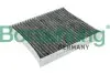Фото Фільтр салону Skoda Fabia/Roomster/VW Polo 99-10 (вугільний) Borsehung (B12797) зображення 1