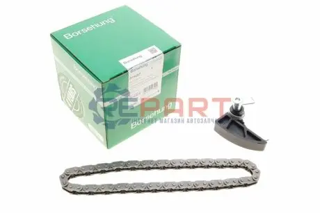 Комплект ланцюга ГРМ VW Golf V 1.4TSI, 10/03 - 02/09, 90/103/125kw, (z=130/18-18/36/36) (OE VAG) Borsehung B19287 Купити в Україні