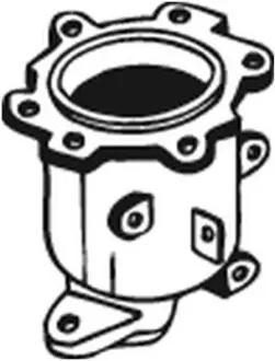 Каталізатор EURO 4 NISSAN MICRA C+C III, MICRA III, NOTE 1.0-1.4LPG 01.03-08.13 BOSAL 090139