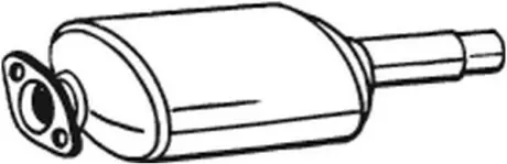 Каталізатор EURO 1/EURO 2 VOLVO S40 I, V40 1.6/1.8/2.0 07.95-06.04 BOSAL 099306