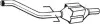 Каталізатор EURO 3 MERCEDES SPRINTER 2-T (B901, B902), SPRINTER 3-T (B903), SPRINTER 4-T (B904) 2.1D/2.7D 04.00-05.06 BOSAL (099414) зображення 1