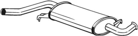 Проміжний глушник BOSAL 105971