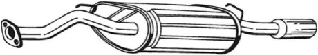 Задний. глушитель, выпускная сист. BOSAL 115329