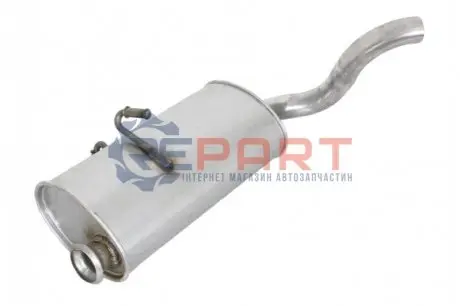 Глушник вихлопної системи задній CITROEN BERLINGO PEUGEOT PARTNER 2.0D 12.99-12.11 BOSAL 135001