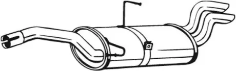 Задний. глушитель, выпускная сист. BOSAL 135571