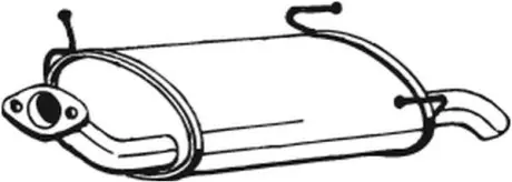 Глушитель выхлопных газов (конечный) BOSAL 145135