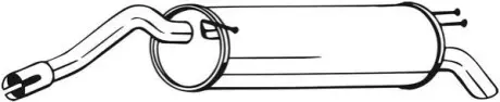 Глушник задній BOSAL 148341