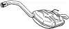 Глушник вихлопної системи задній FORD GALAXY II, GALAXY MK II, MONDEO IV, S-MAX 1.6 11.10-06.15 BOSAL (154635) зображення 1