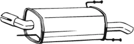 Задний. глушитель, выпускная сист. BOSAL 185703