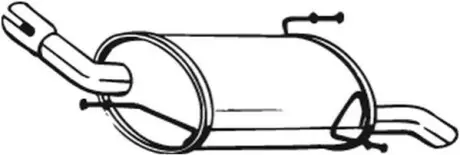 Проміжний глушник BOSAL 185947