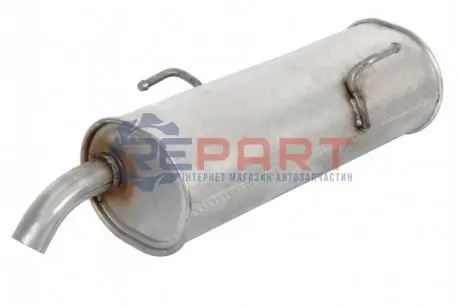 Глушник вихлопної системи задній PEUGEOT 206 1.1-1.6LPG 08.98-12.12 BOSAL 190355