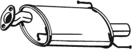 Задний. глушитель, выпускная сист. BOSAL 219011
