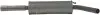 Глушник вихлопної системи задній AUDI A1 SEAT IBIZA IV, IBIZA IV SC, IBIZA IV ST SKODA FABIA III VW POLO V 1.0 08.14-12.22 BOSAL (220031) зображення 1