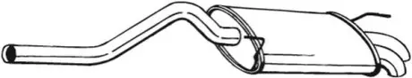 Глушник задній BOSAL 227105