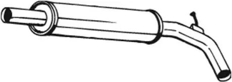 Проміжний глушник BOSAL 227461