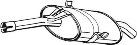 Задний. глушитель, выпускная сист. BOSAL 228331