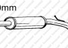 Глушник системи випуску (середній) 233395