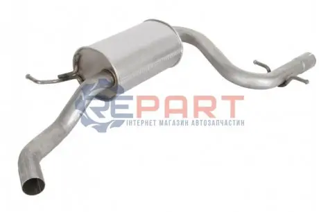 Глушник вихлопної системи середній VW TOURAN 1.4/2.0 10.03-05.15 BOSAL 233437