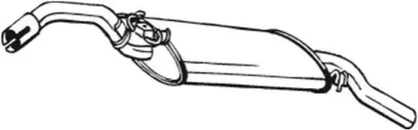 Глушник задній BOSAL 233563
