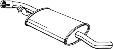 Проміжний глушник BOSAL 233-741